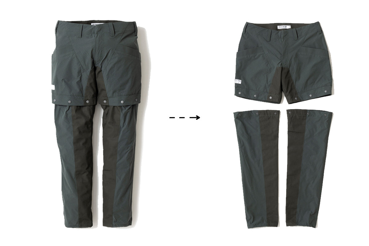 RIP STOP PUNCHING MESH 2WAY PANTS / リップストップパンチングメッシュツーウェイパンツ