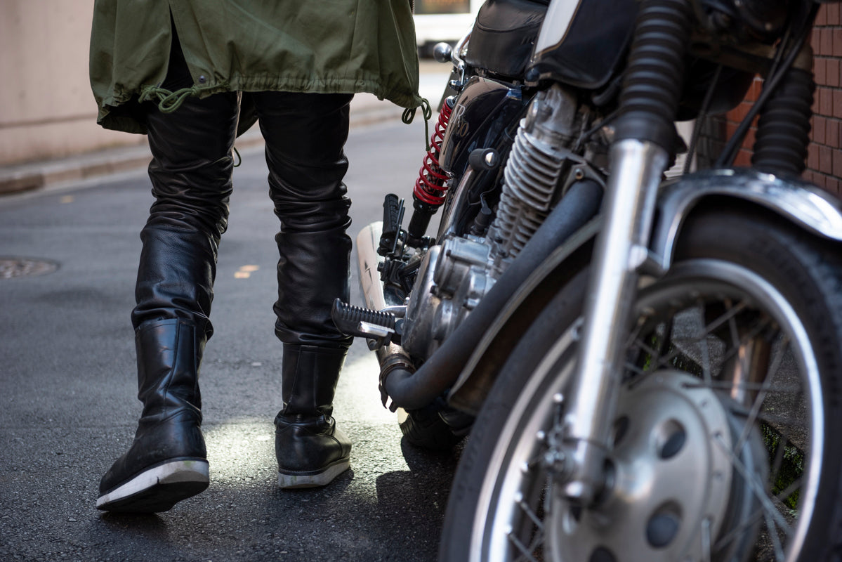 5 POCKET COW LEATHER PANTS / 5ポケットカウレザーパンツ