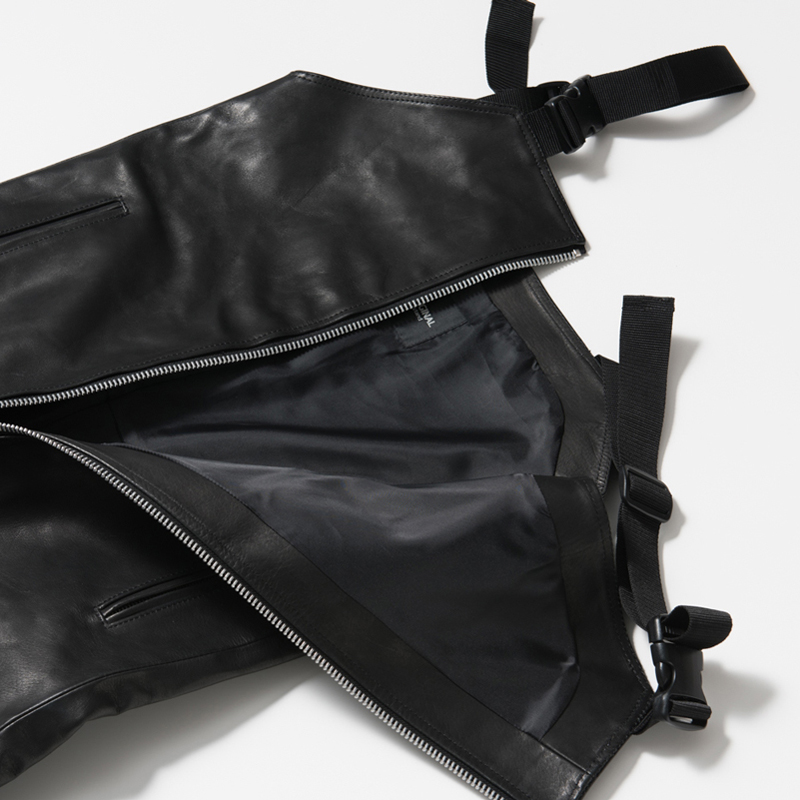 LEATHER OVER ALL / レザーオーバーオール
