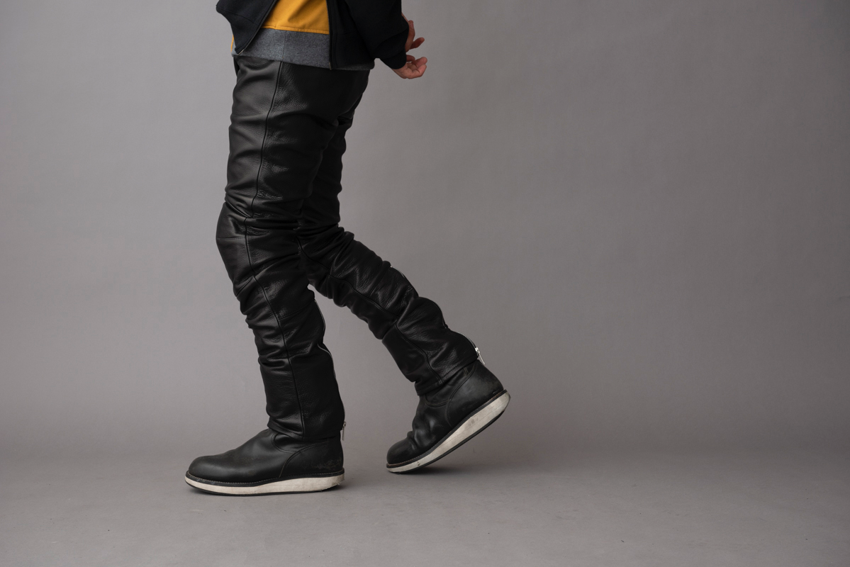 COWLEATHER PANTS FOR BIKERS / カウレザーパンツ フォー バイカー