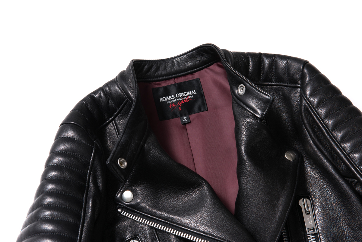 PADDED RIDERS JACKET FOR GIRL / パテットライダースジャケットフォーガール