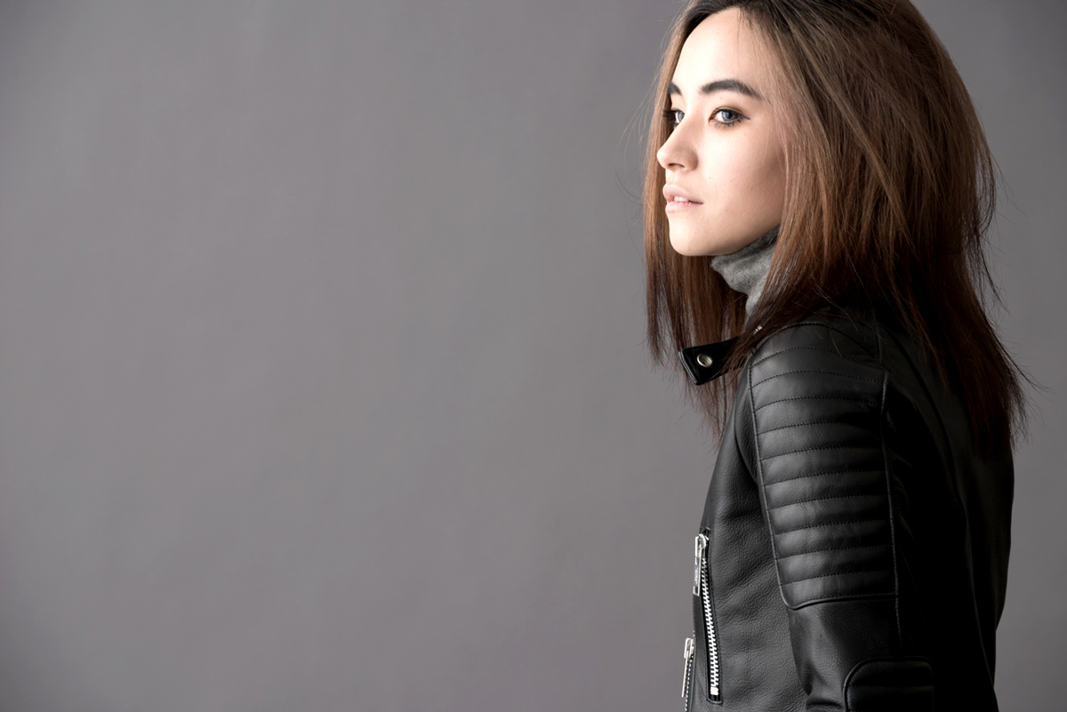 PADDED RIDERS JACKET FOR GIRL / パテットライダースジャケットフォーガール
