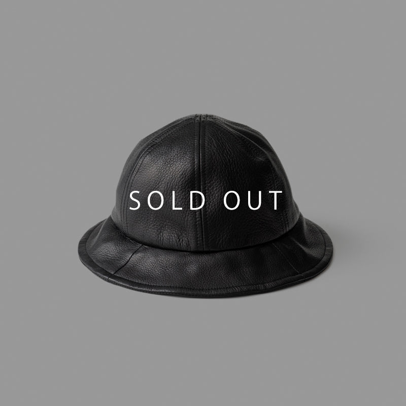 LEATHER CREW HAT / レザークルーハット