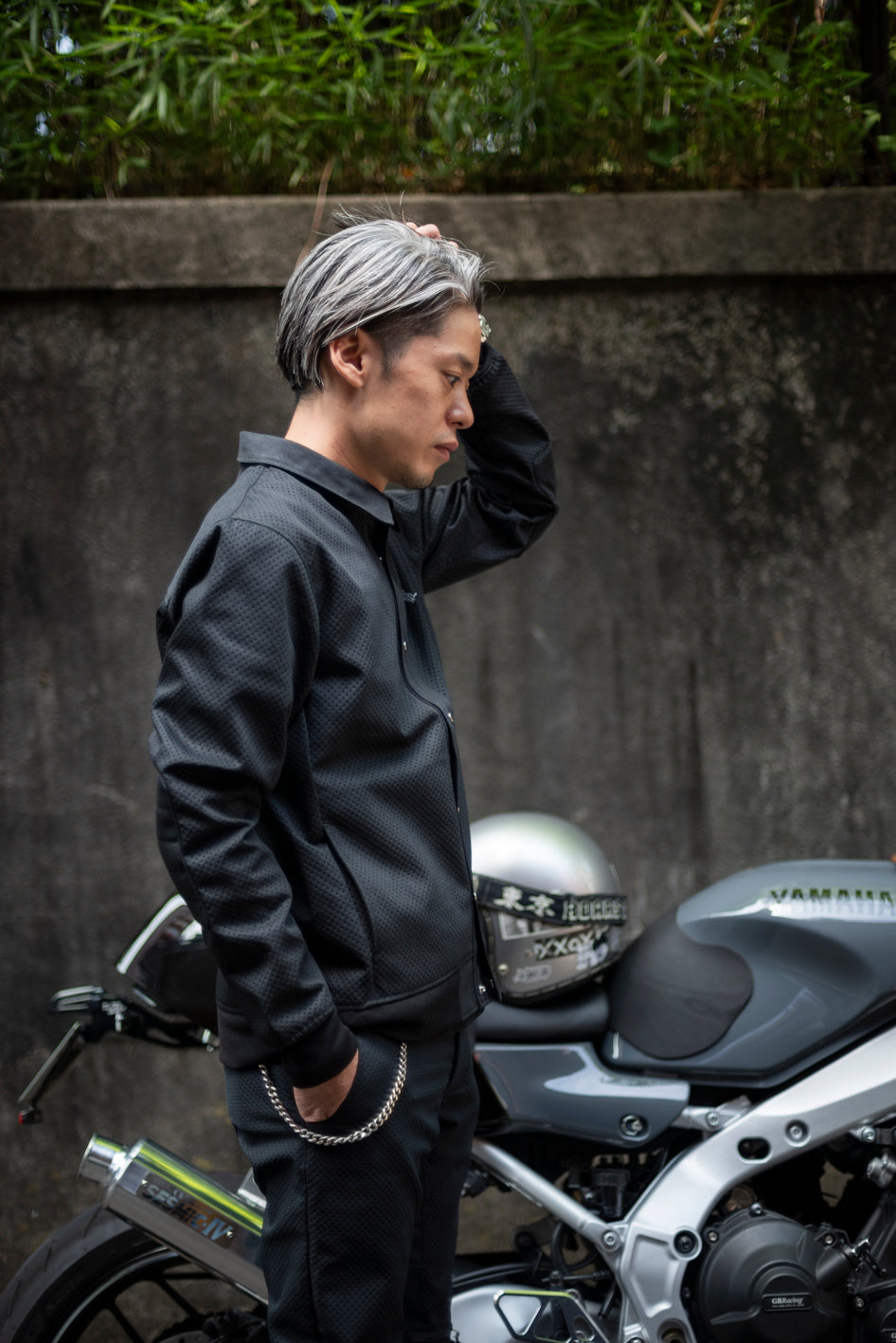 CONVERSION SHIRTS PUNCHING MESH DENIM / コンバーションシャツ パンチングメッシュデニム