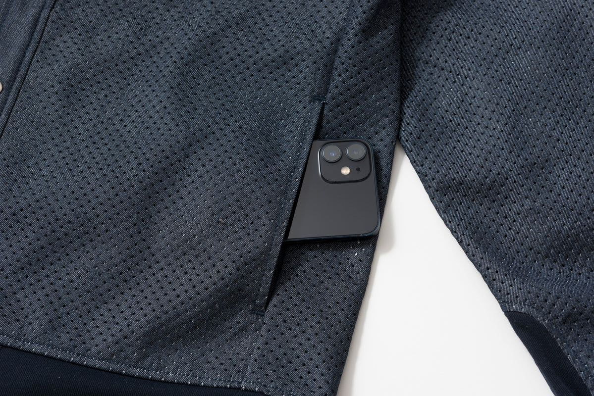CONVERSION SHIRTS PUNCHING MESH DENIM / コンバーションシャツ パンチングメッシュデニム
