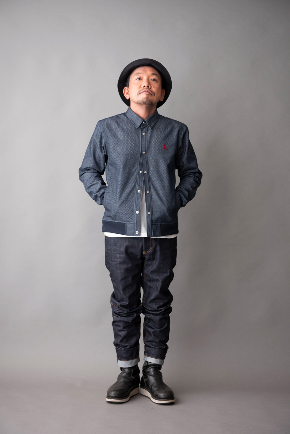 CONVERSION SHIRTS PUNCHING MESH DENIM / コンバーションシャツ パンチングメッシュデニム