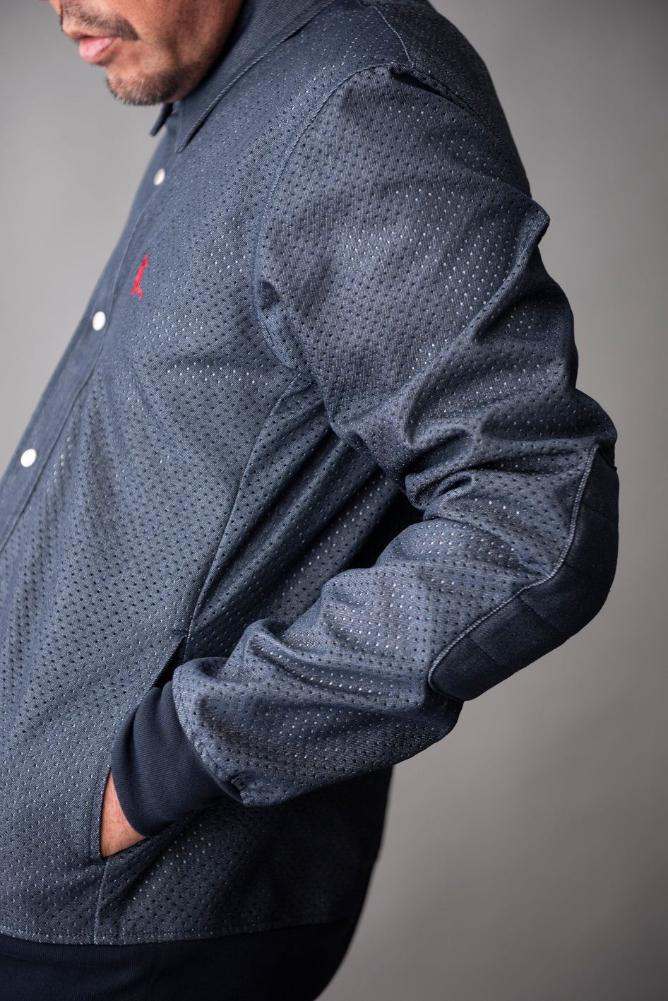 CONVERSION SHIRTS PUNCHING MESH DENIM / コンバーションシャツ パンチングメッシュデニム