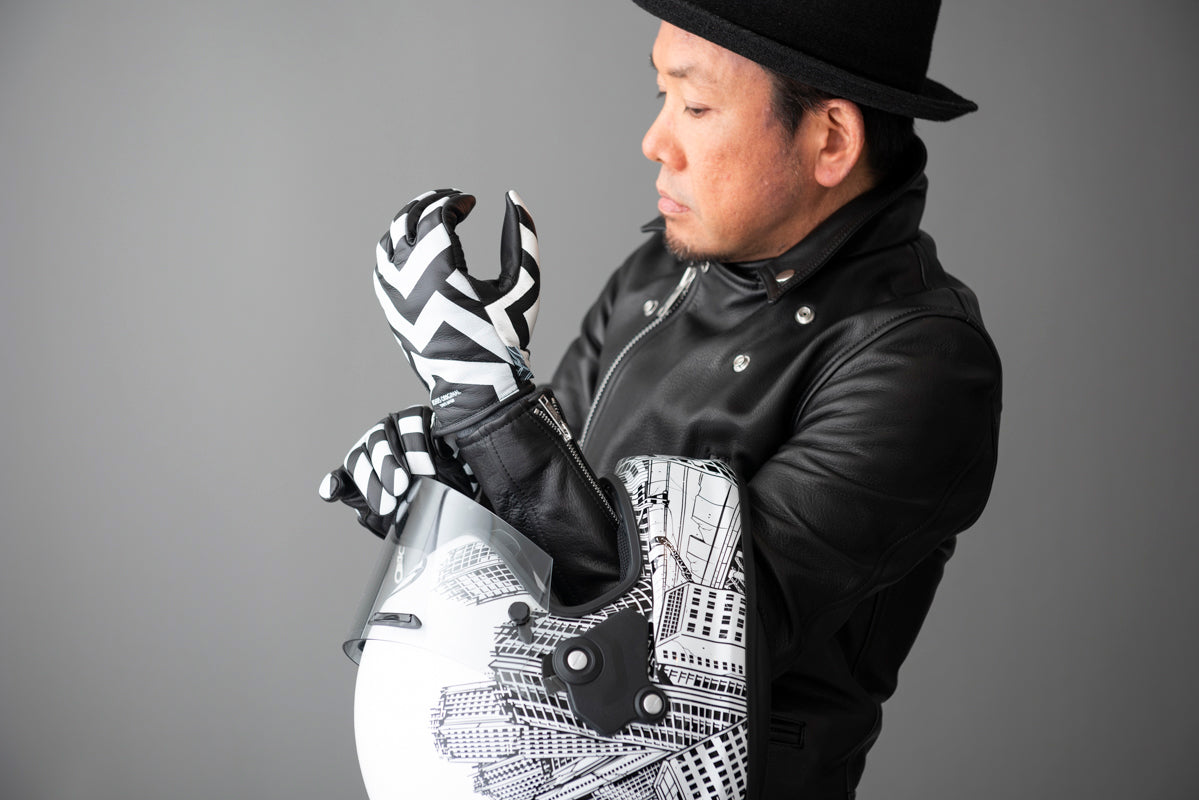 DAZZLE LEATHER GLOVE / ダズルレザーグローブ
