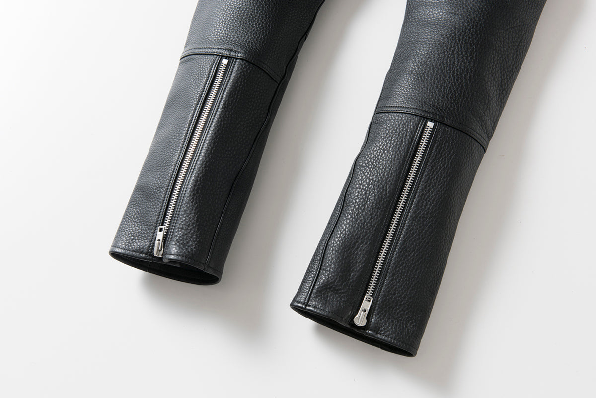 PADDED LEATHER PANTS / パテットレザーパンツ