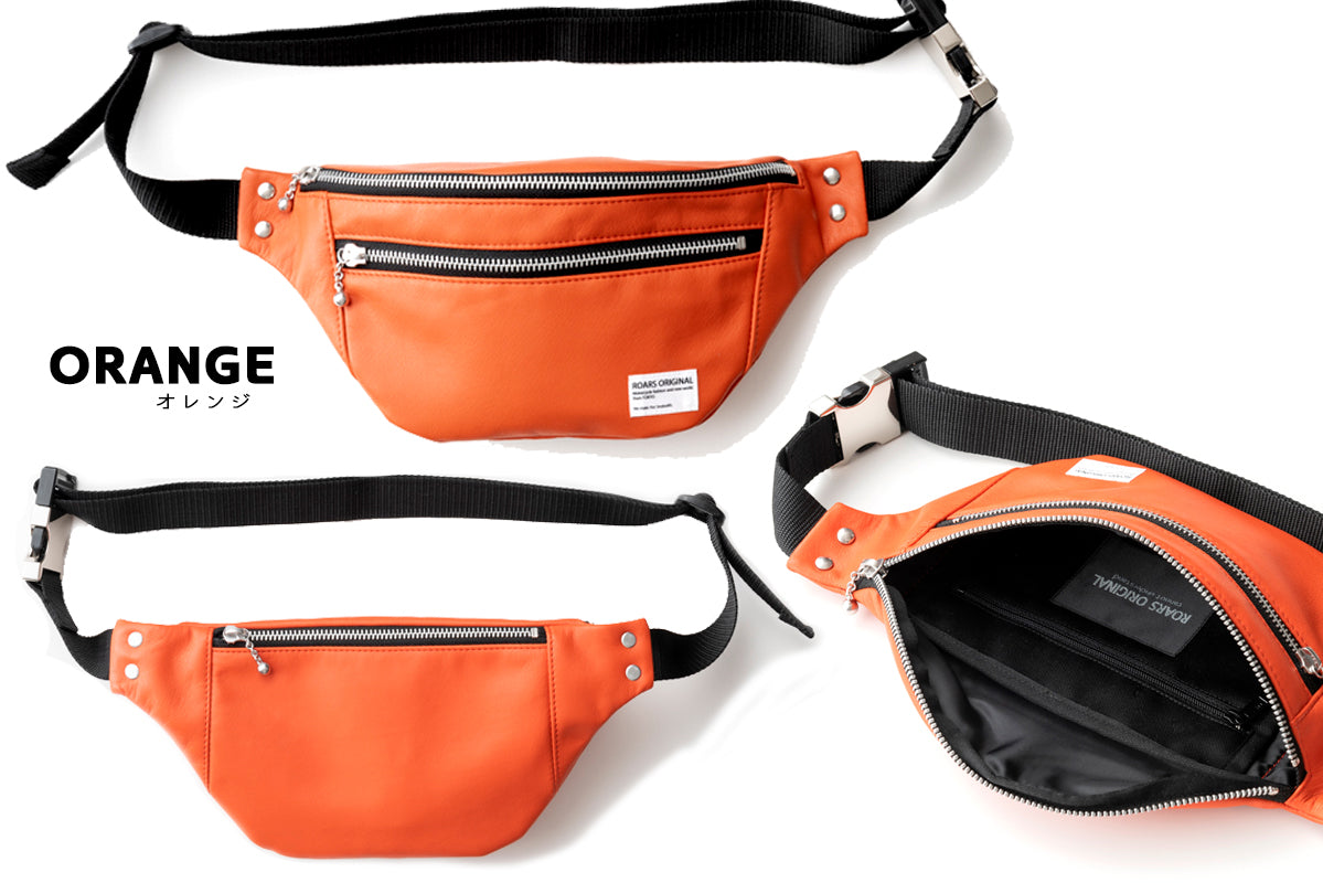 LEATHER WAIST BAG / レザーウエストバッグ