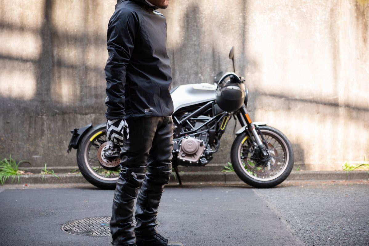 PADDED LEATHER PANTS / パテットレザーパンツ