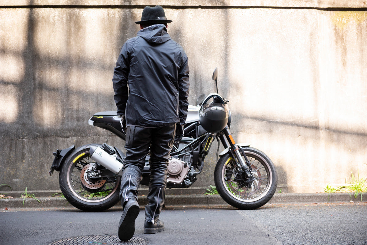 PADDED LEATHER PANTS / パテットレザーパンツ