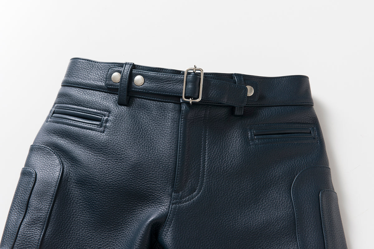 PADDED LEATHER PANTS / パテットレザーパンツ