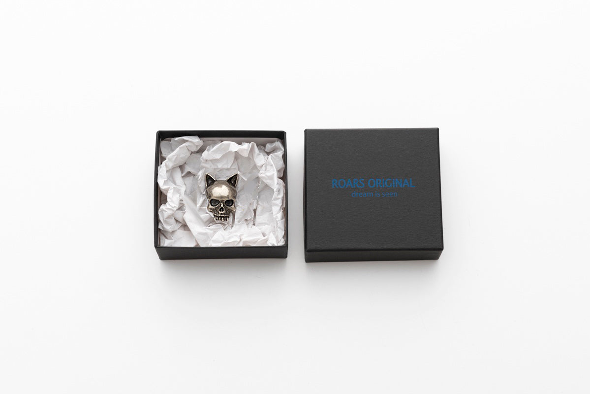CAT SKULL BUTTON / キャットスカルボタン