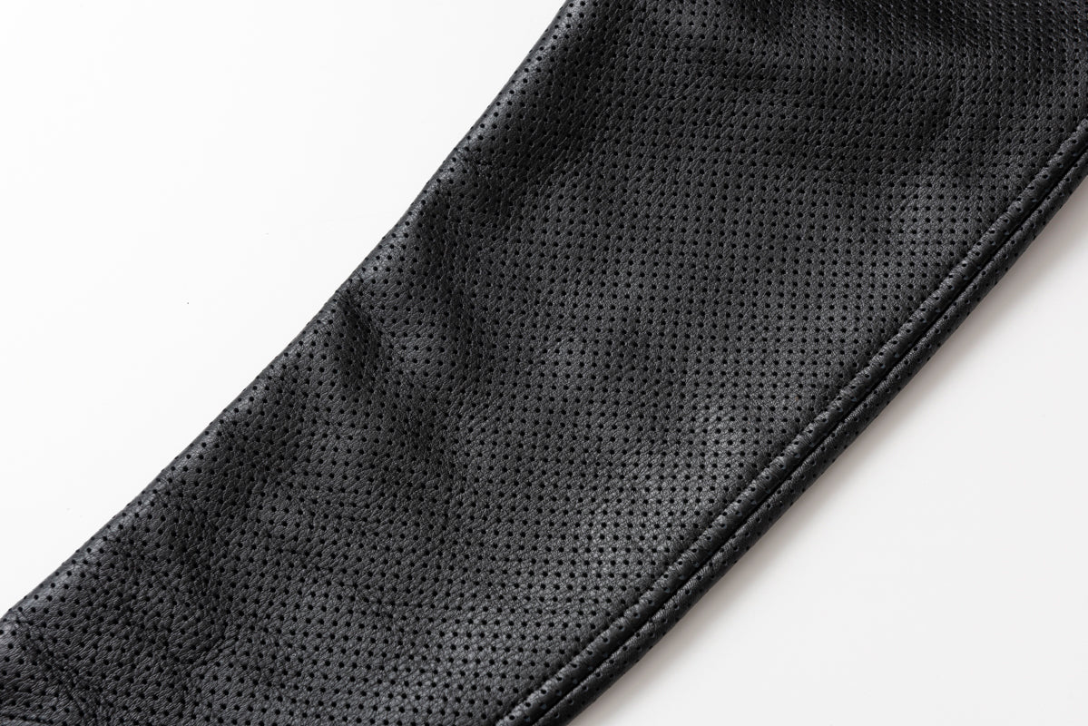 LEATHER SLEEVE PUNCHING MESH / パンチングメッシュ革袖