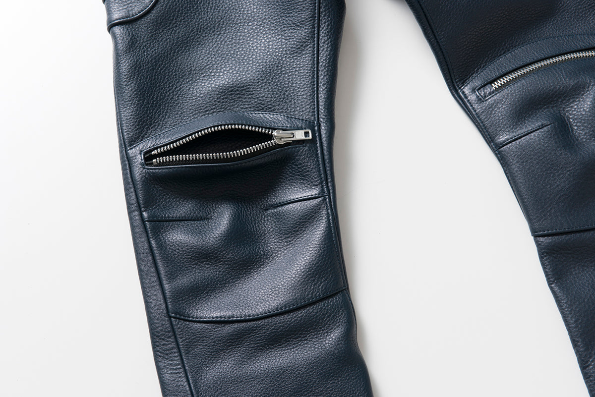 PADDED LEATHER PANTS / パテットレザーパンツ