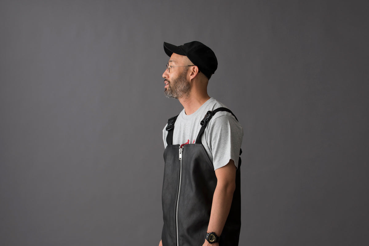 LEATHER OVER ALL / レザーオーバーオール