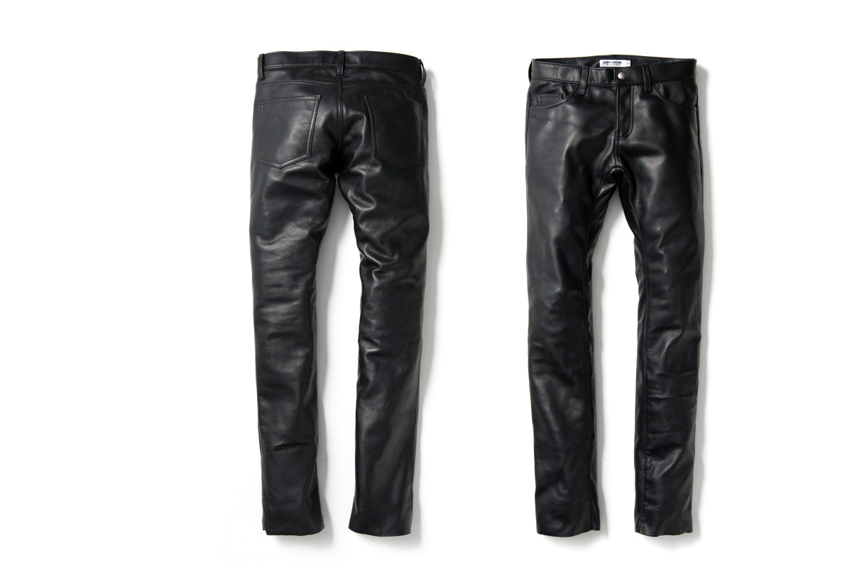 5 POCKET COW LEATHER PANTS / 5ポケットカウレザーパンツ