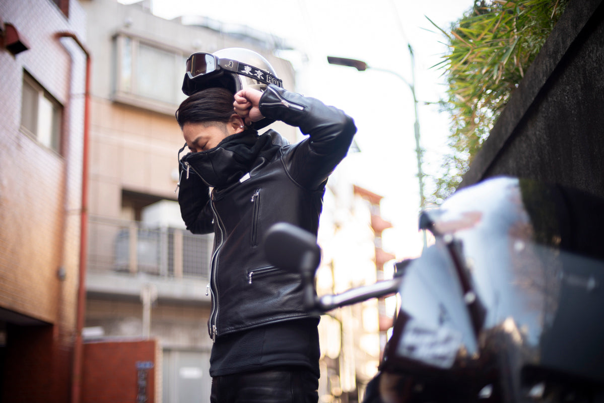 LEATHER NECK WARMER/ レザーネックウォーマー