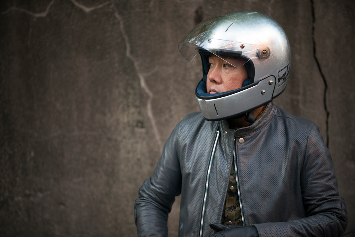 VELDT×ROARS ORIGINAL HELMET SILVER FOIL / ヴェルト×ロアーズオリジナルヘルメットシルバーフォイル