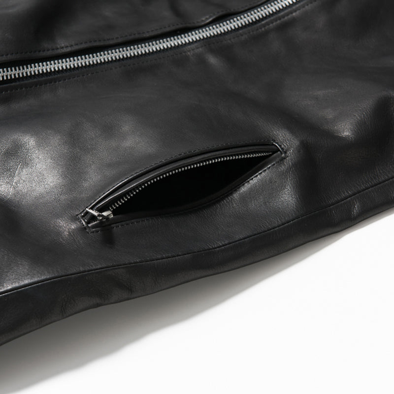 LEATHER OVER ALL / レザーオーバーオール