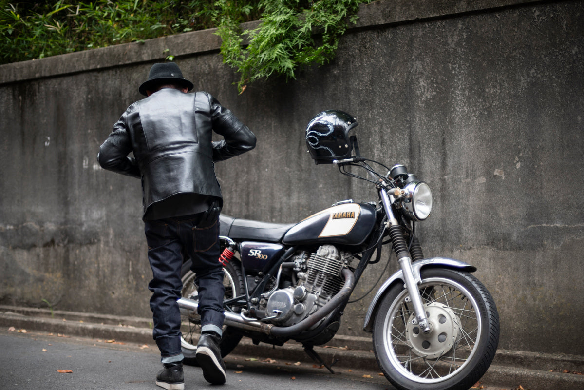 GOAT LEATHER SINGLE RIDERS JACKETS / ゴートレザーシングルライダースジャケット