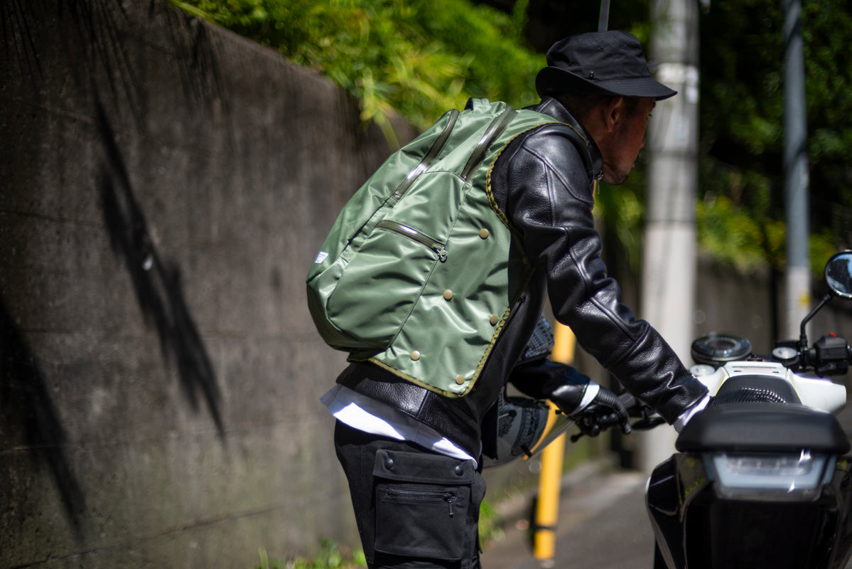 SHIELD RIDERS JACKET BACK PACK / シールドライダースジャケットバックパック