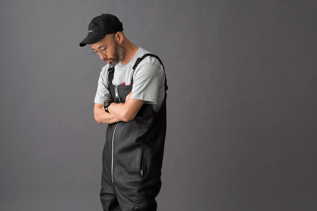 LEATHER OVER ALL / レザーオーバーオール