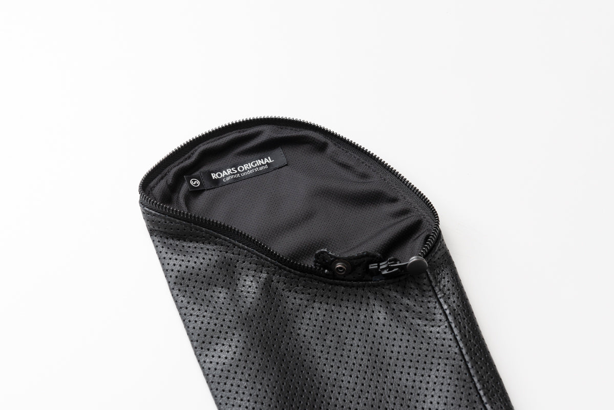 LEATHER SLEEVE PUNCHING MESH / パンチングメッシュ革袖