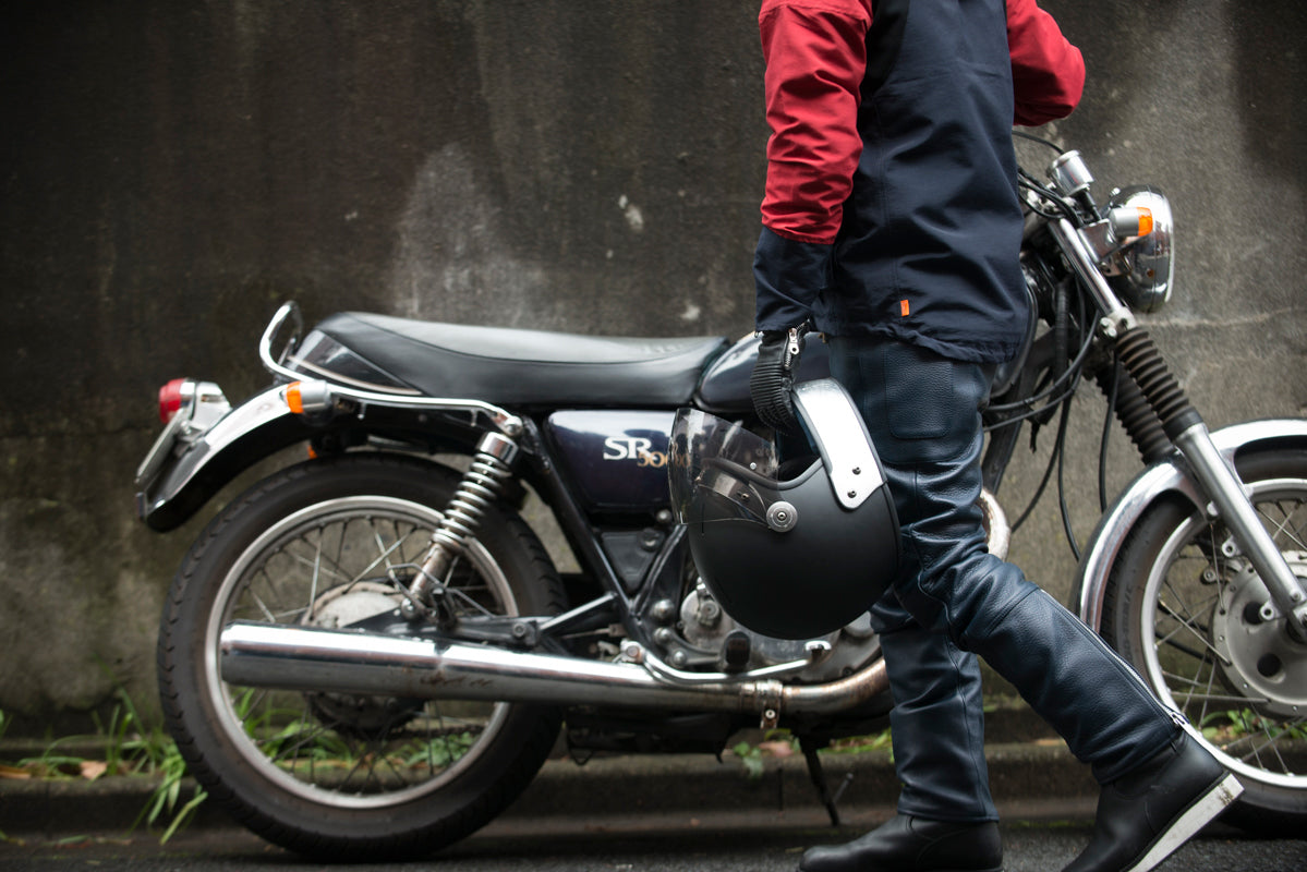 PADDED LEATHER PANTS / パテットレザーパンツ