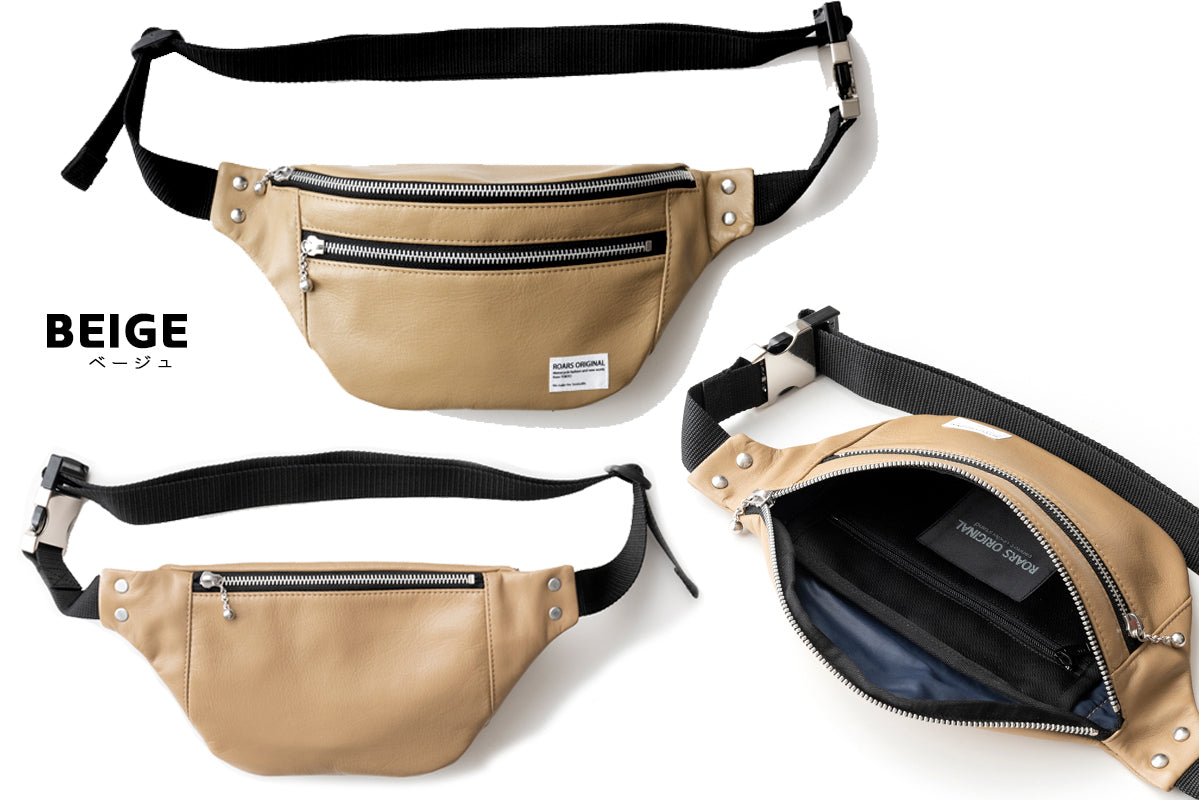 LEATHER WAIST BAG / レザーウエストバッグ