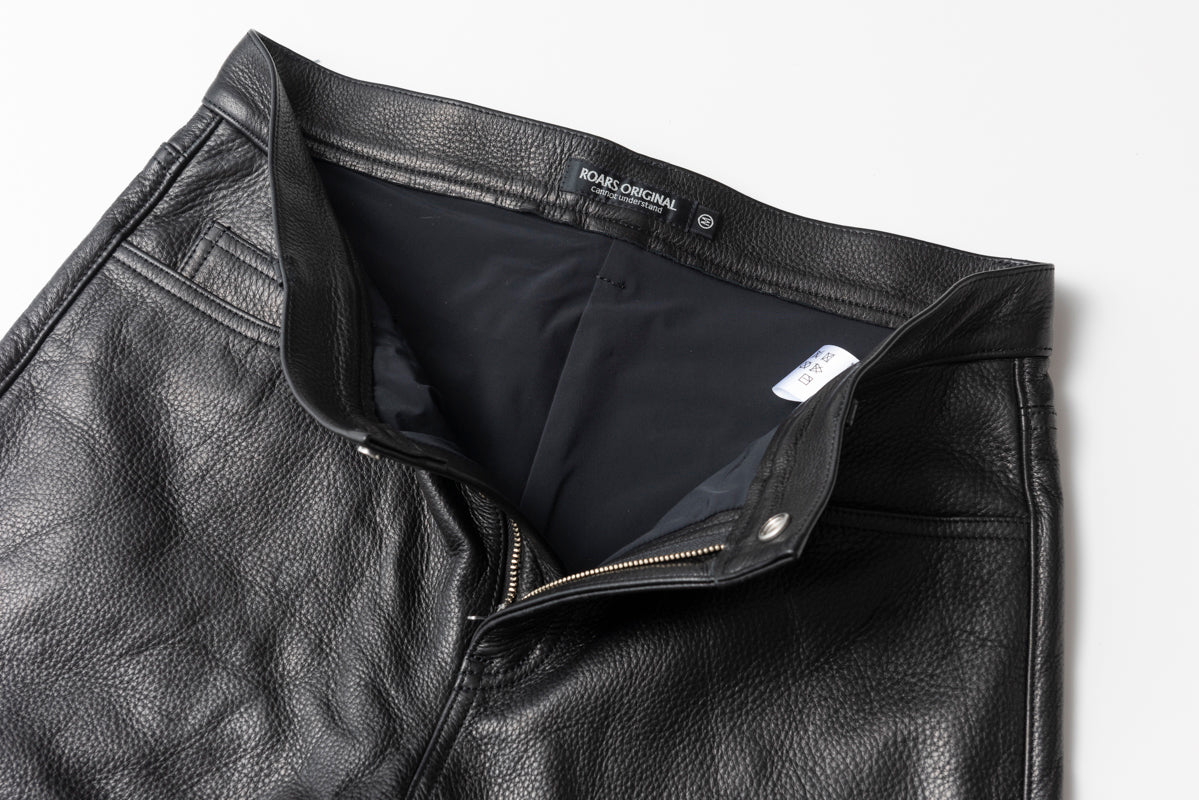 5 POCKET COW LEATHER PANTS / 5ポケットカウレザーパンツ