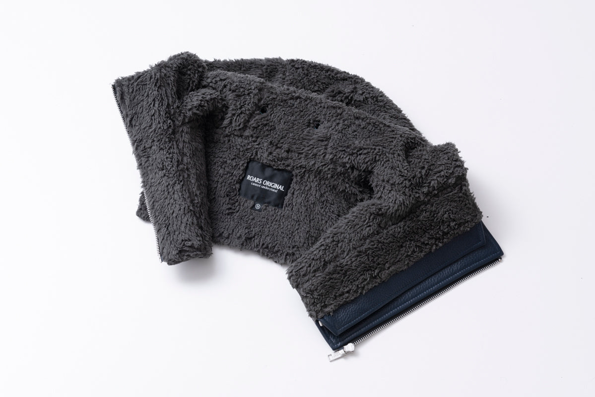 LEATHER HOOD NECK WARMER / レザーフードネックウォーマー
