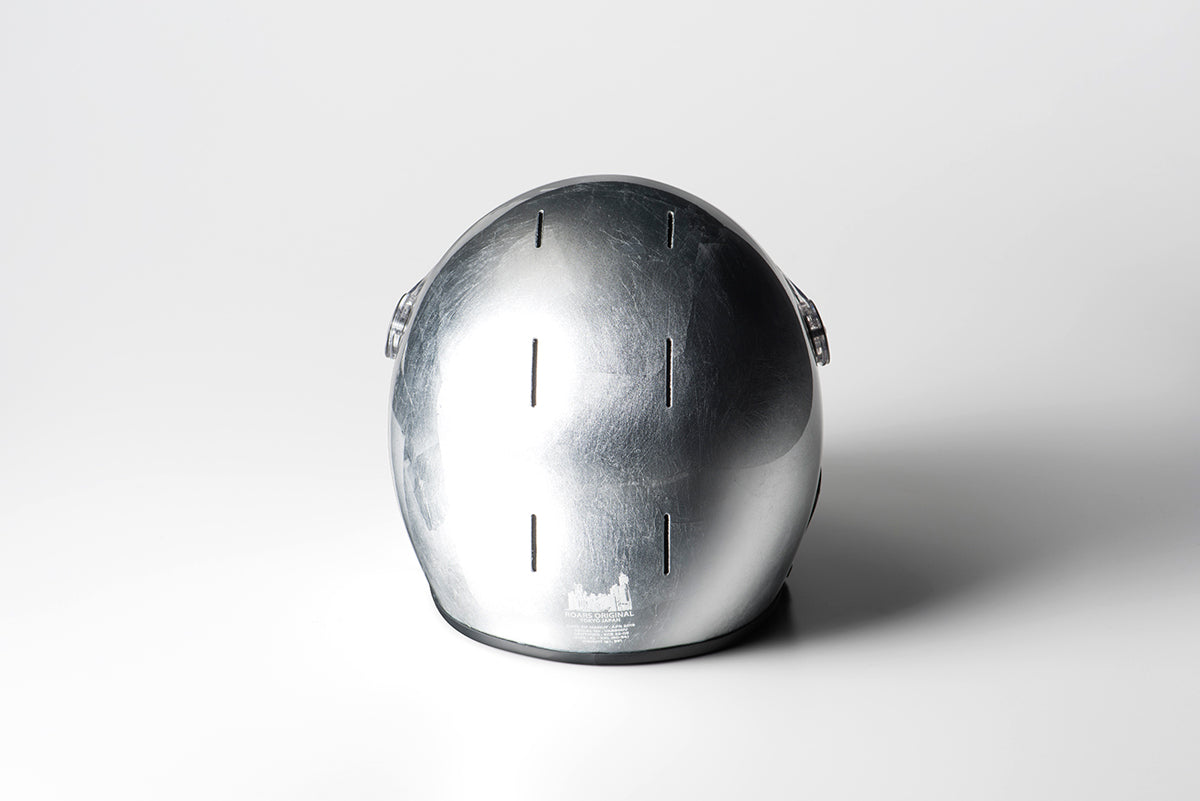 VELDT×ROARS ORIGINAL HELMET SILVER FOIL / ヴェルト×ロアーズオリジナルヘルメットシルバーフォイル