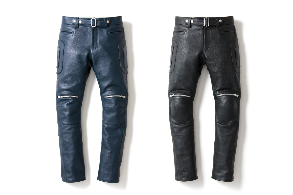 PADDED LEATHER PANTS / パテットレザーパンツ