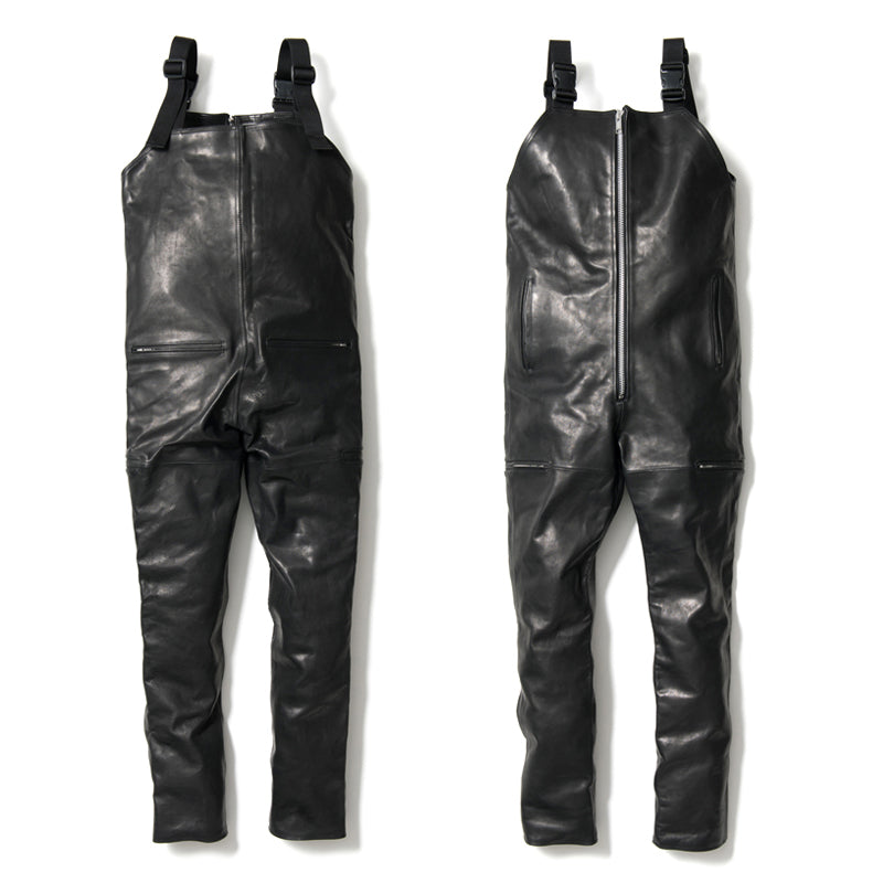 LEATHER OVER ALL / レザーオーバーオール