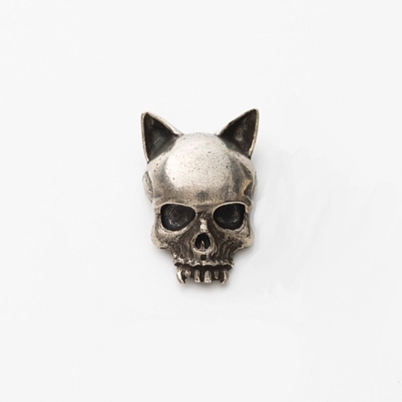 CAT SKULL BUTTON / キャットスカルボタン
