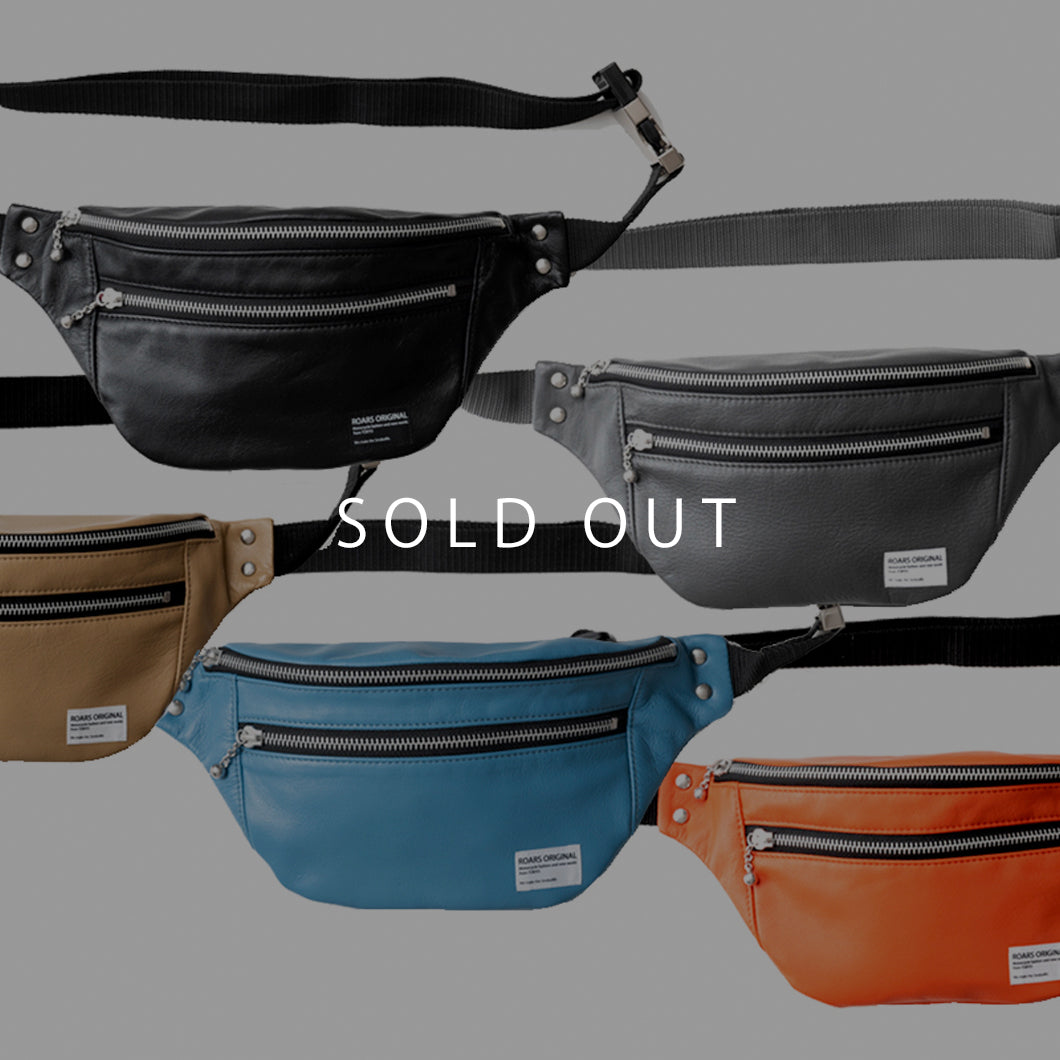LEATHER WAIST BAG / レザーウエストバッグ