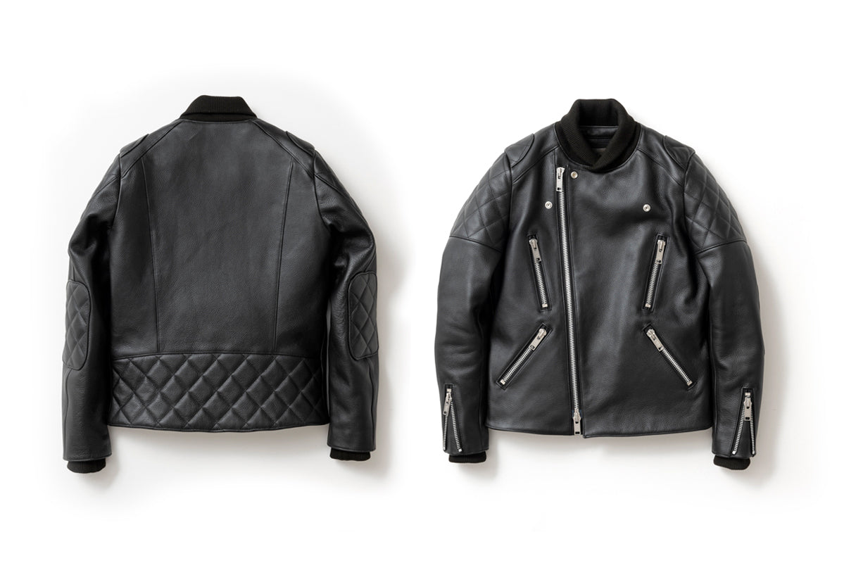QUILTING PAD RIDERS JACKET / キルティングライダースジャケット