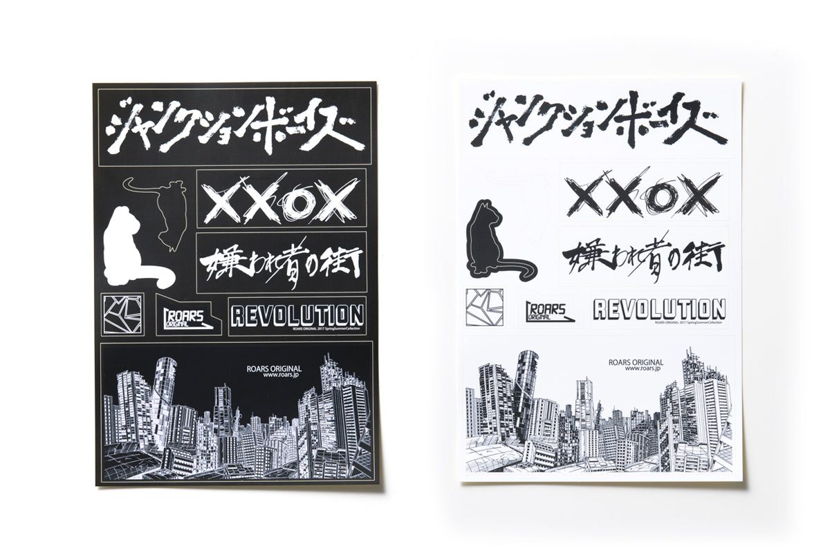 ROARS ORIGINAL STICKER SHEET / ロアーズオリジナルステッカーシート