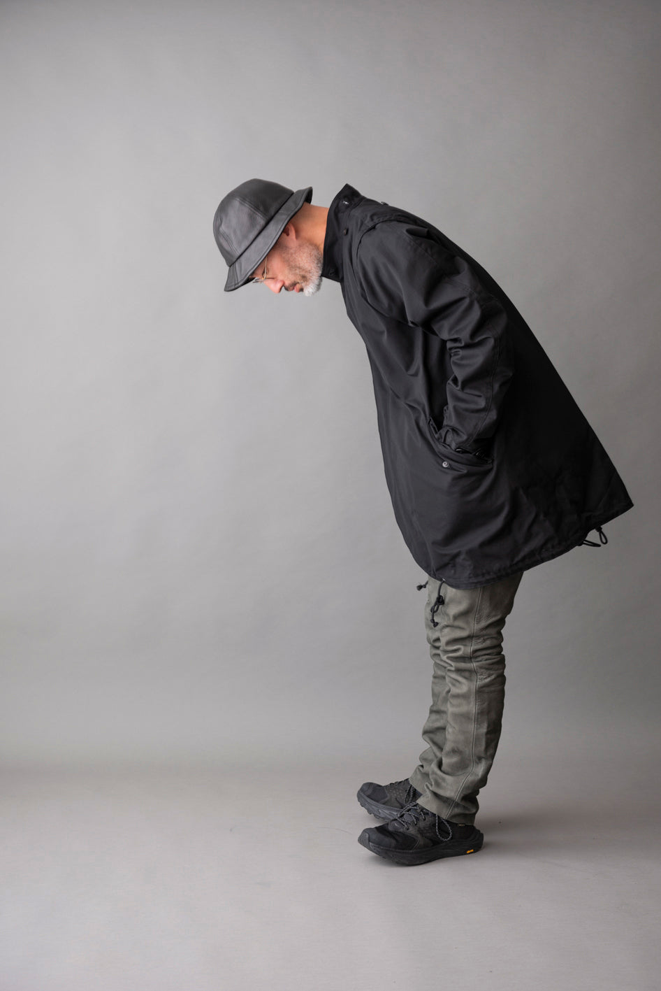 LEATHER CREW HAT / レザークルーハット