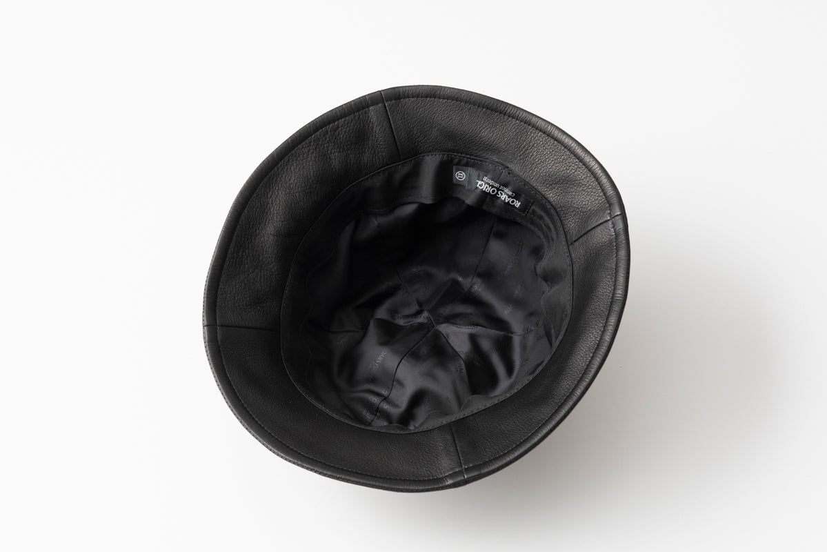 LEATHER CREW HAT / レザークルーハット