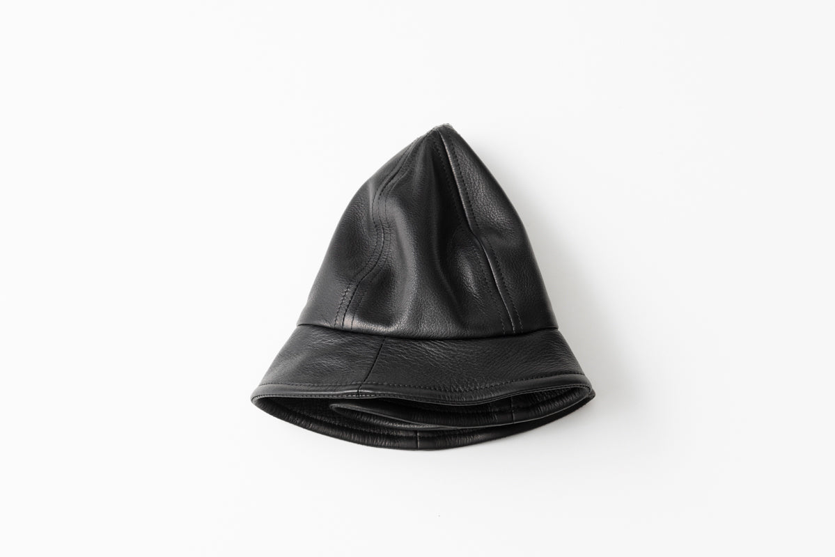 LEATHER CREW HAT / レザークルーハット