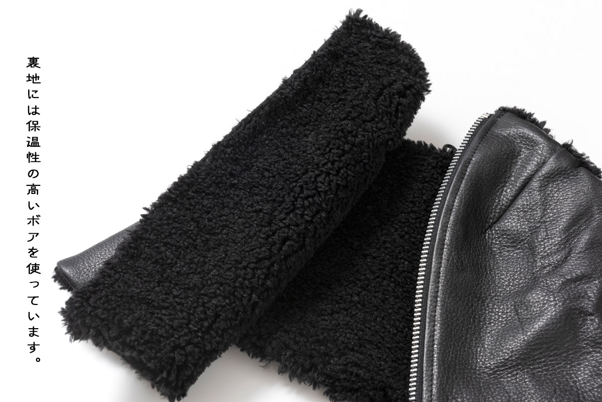 LEATHER NECK WARMER/ レザーネックウォーマー