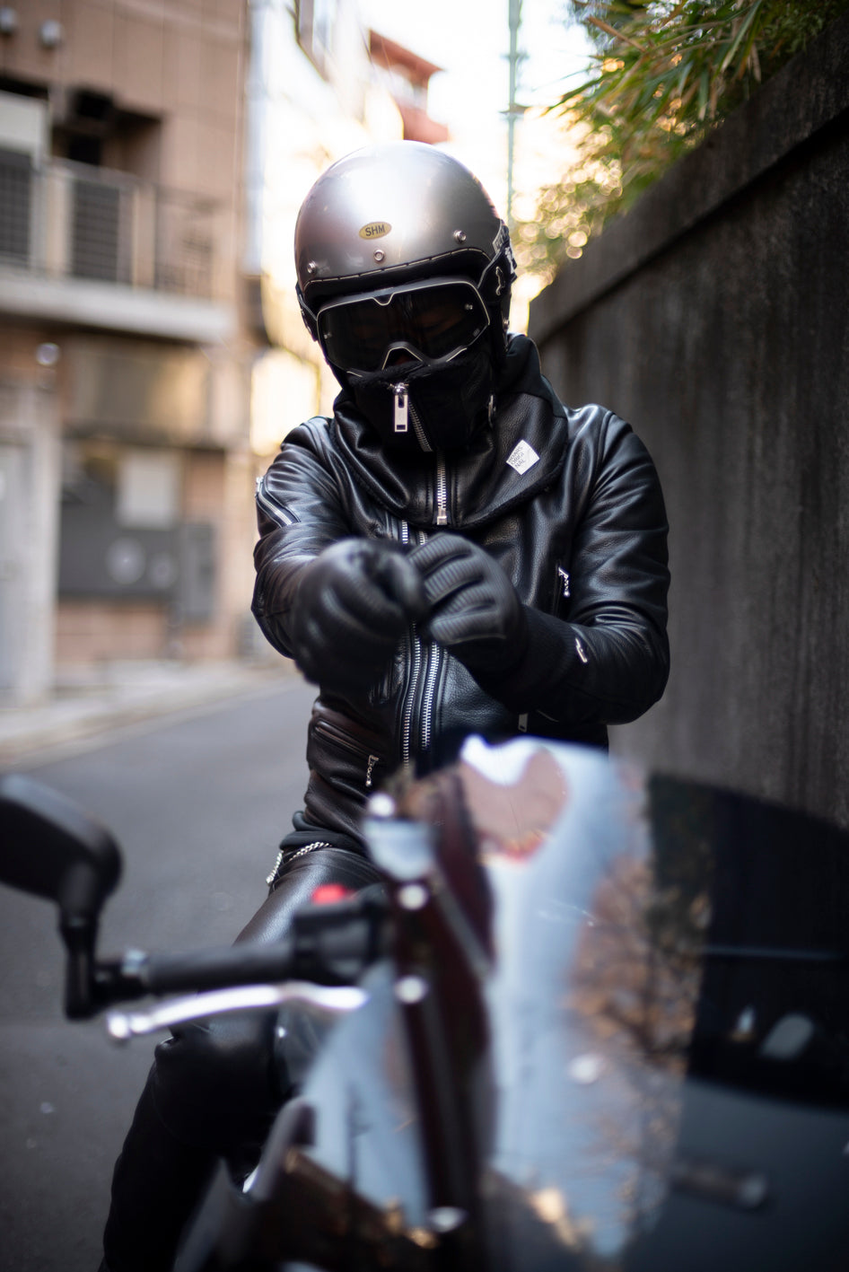 LEATHER NECK WARMER/ レザーネックウォーマー