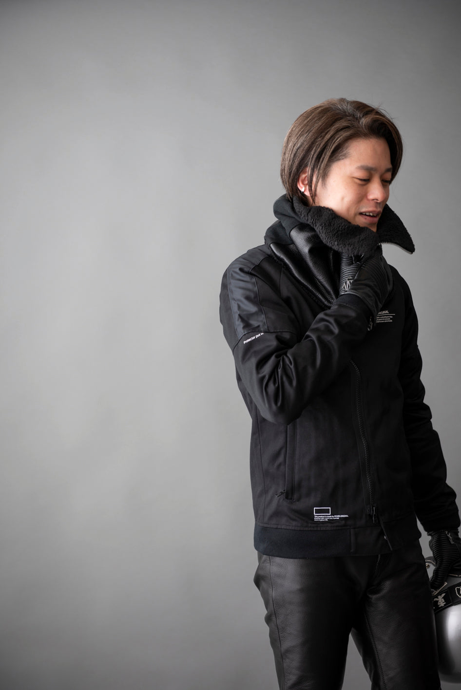 LEATHER NECK WARMER/ レザーネックウォーマー