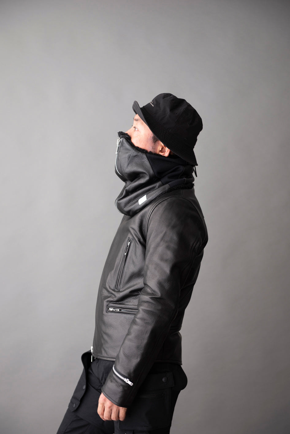 LEATHER NECK WARMER/ レザーネックウォーマー