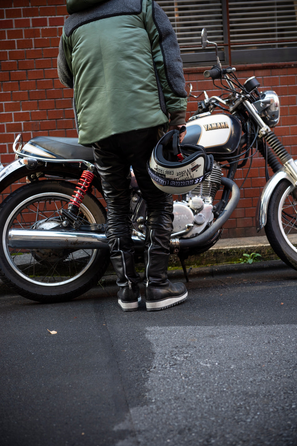 COWLEATHER PANTS FOR BIKERS / カウレザーパンツ フォー バイカー