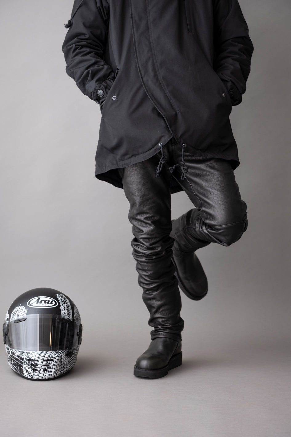 COWLEATHER PANTS FOR BIKERS / カウレザーパンツ フォー バイカー