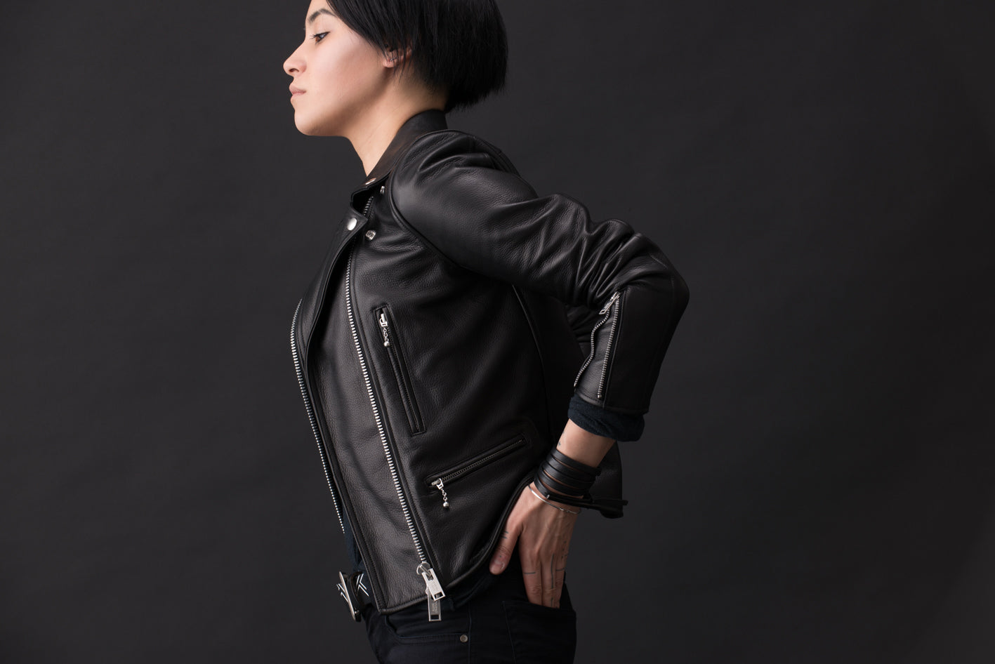 ROARS RIDERS JACKET FOR GIRL / ロアーズライダースジャケットフォーガール